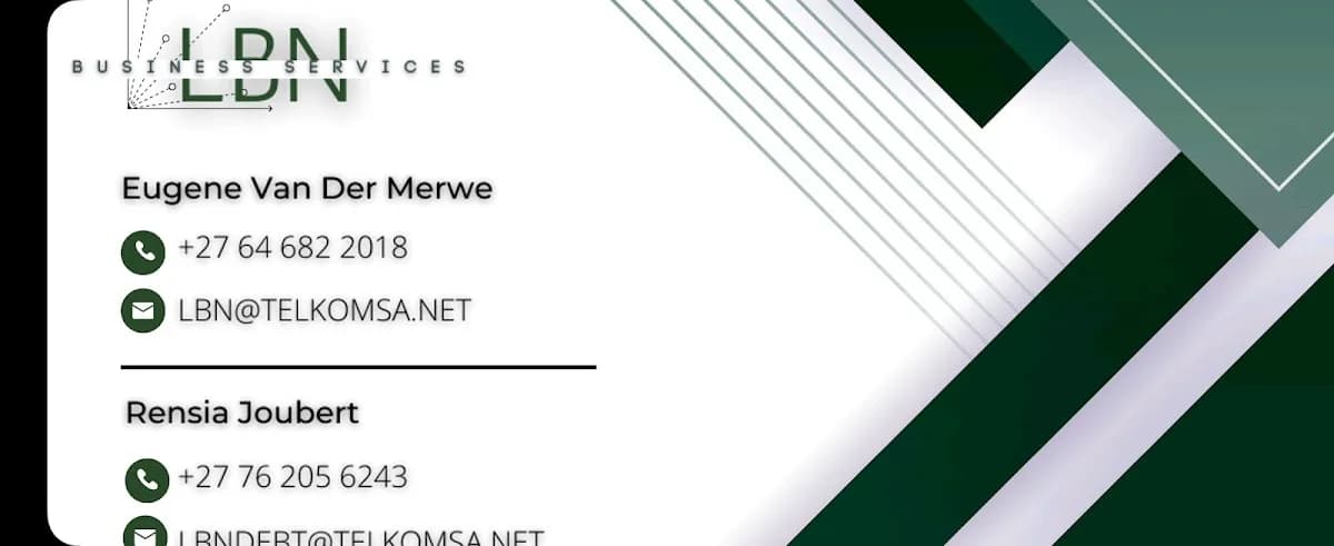 LBN BUSINESS SERVICES PTY LTD in Zamdela