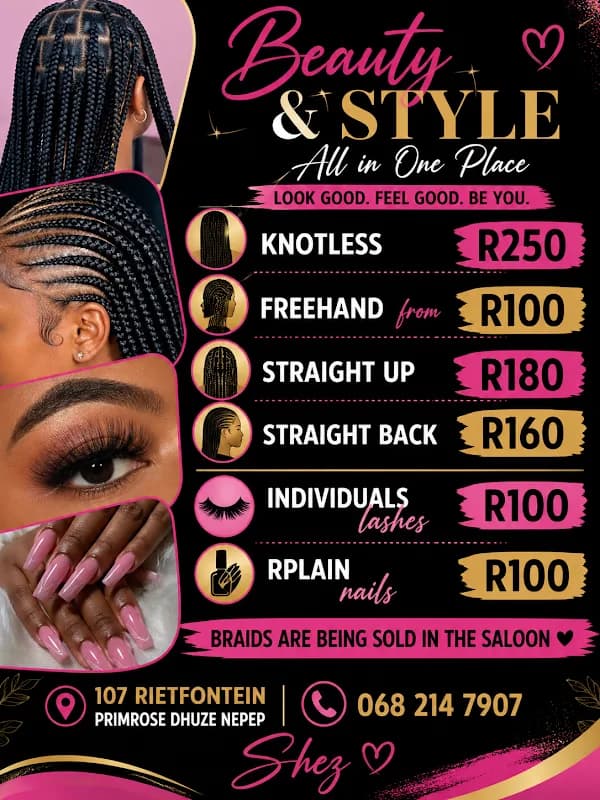 Beauty and Style with Shez in Primrose