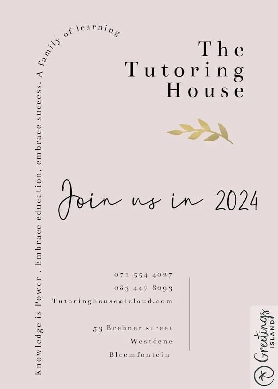 The Tutoring House. in Westdene