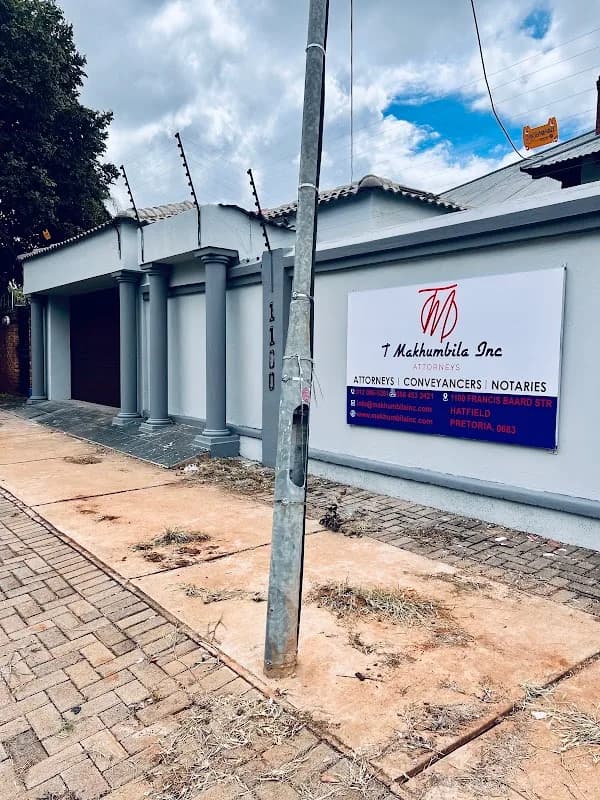 T Makhumbila Inc Attorneys in Hatfield