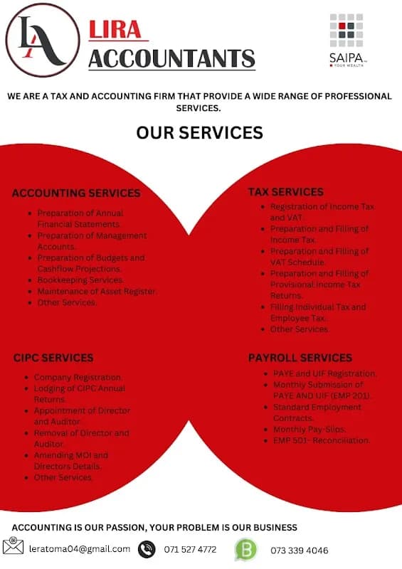 Lira Accountants in Mokopane CBD