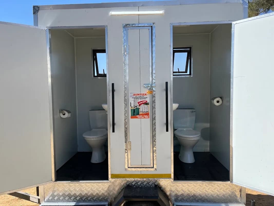 Auntiza VIP toilets, portable toilets & mobile fridges in Riebeeckstad