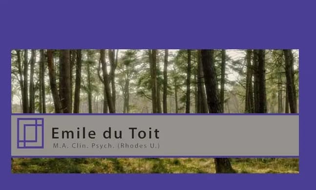 Emile du Toit - Clinical Psychologist in Tokai