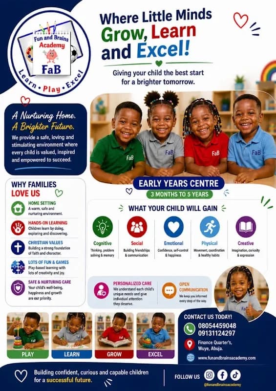Fun and Brains Academy in Kabusa