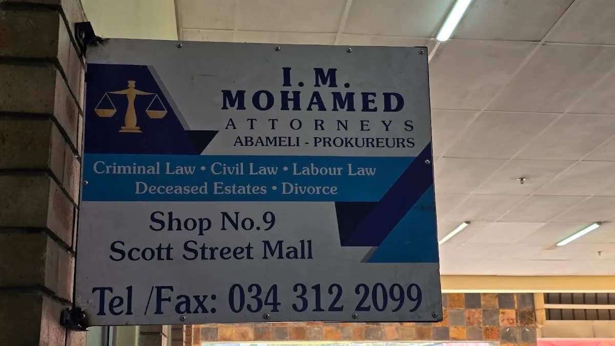 I M MOHAMED ATTORNEYS in Newcastle CBD