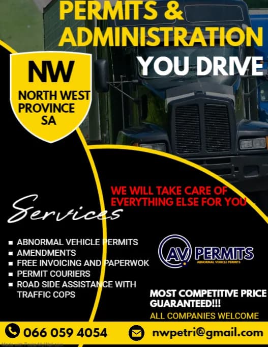AV Permits in Mahikeng Industrial