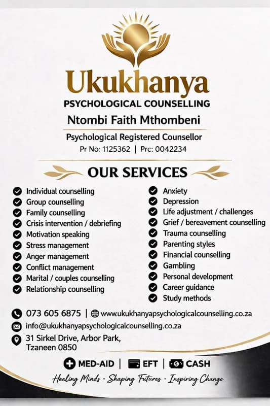 Ntombi Faith Mthombeni Psychological Registered Counsellor in Haenertsburg