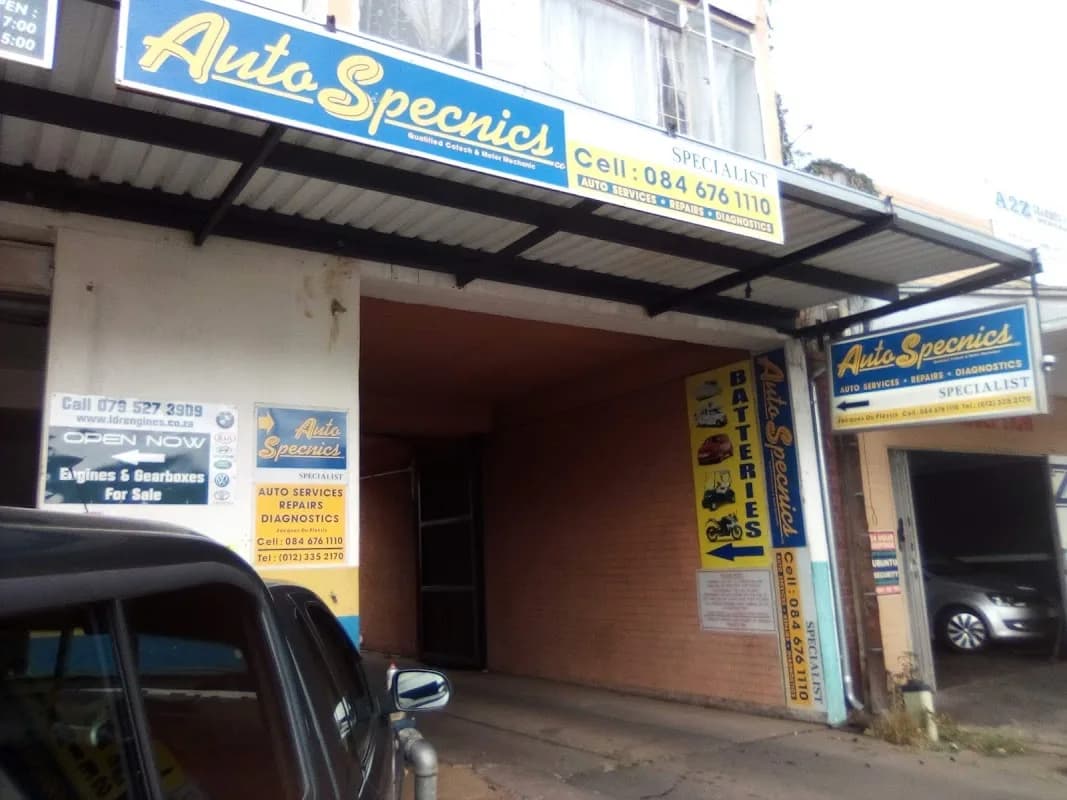 Auto Specnics Workshop in Wonderboom