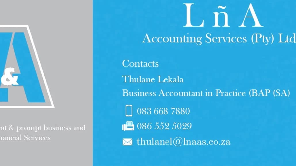 LñA Accounting Services (Pty) Ltd in Alberton