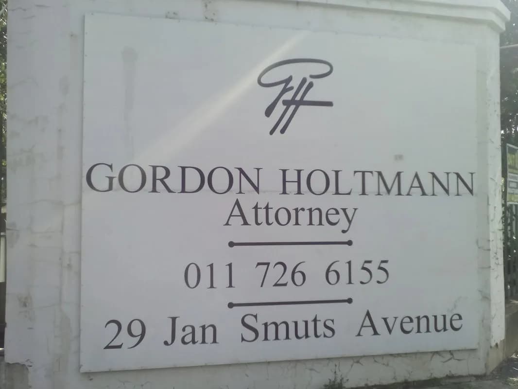 Gordon Holtmann Attorney in Parktown