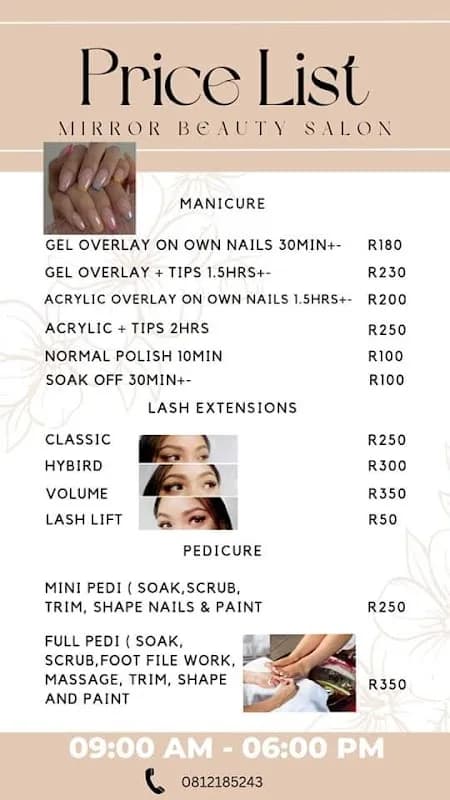Mirror Boutique and Beauty Salon in Parow