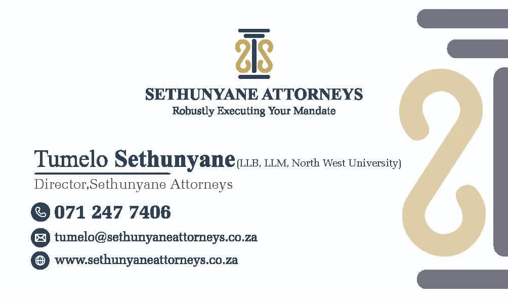 Sethunyane Attorneys in Mmabatho