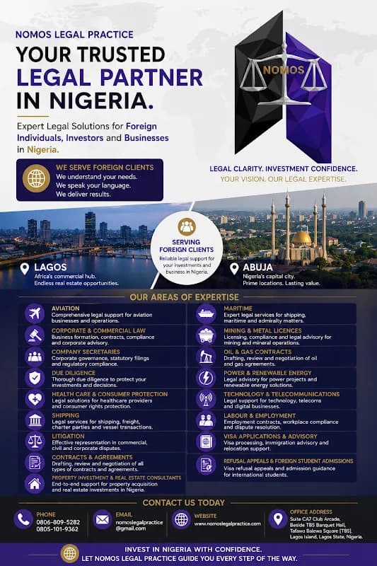 Nomos Legal Practice in Lagos Island