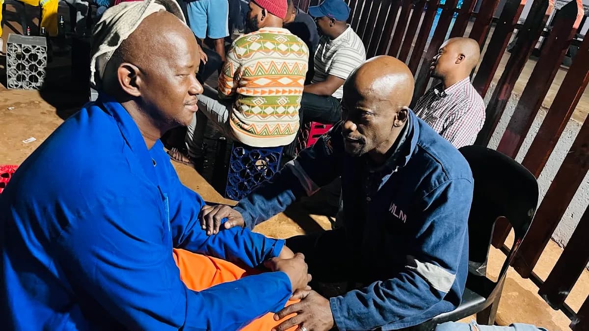 Eagle's pride African ranchers in Mahikeng CBD