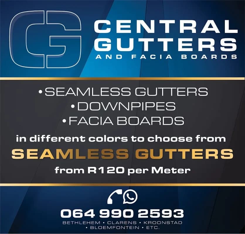 Central Gutters and Facia Boards in Bethlehem CBD