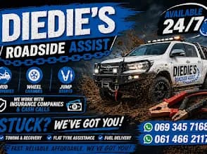 Diedie’s Towing - Roadside Assistance in Sasolburg CBD
