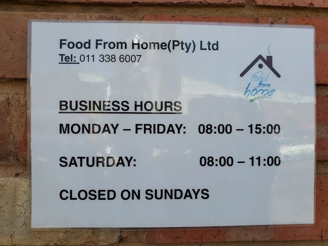 Food From Home (Pty) Ltd in Newtown