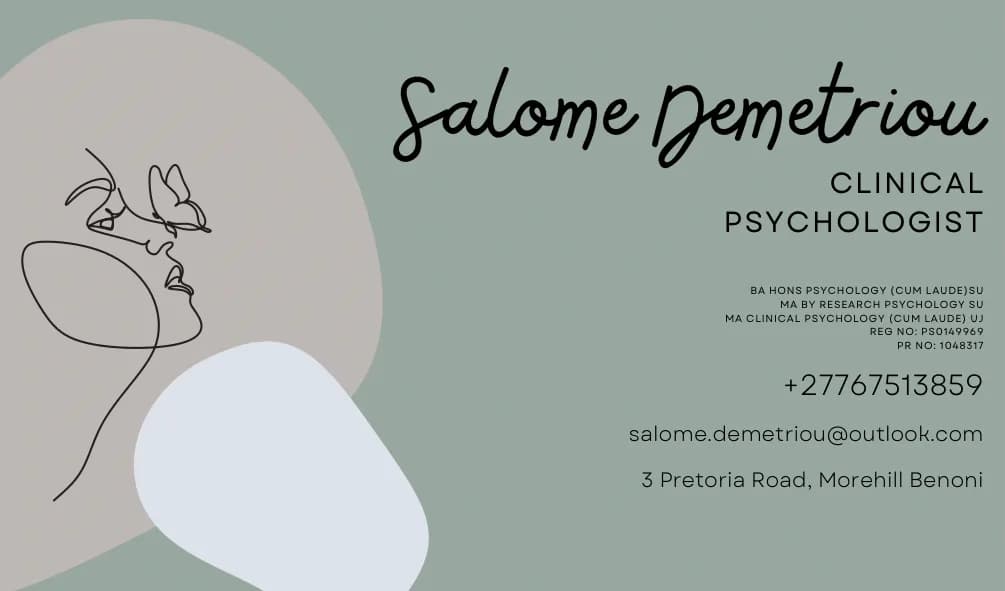 Salome Demetriou - Clinical Psychologist in Lakefield