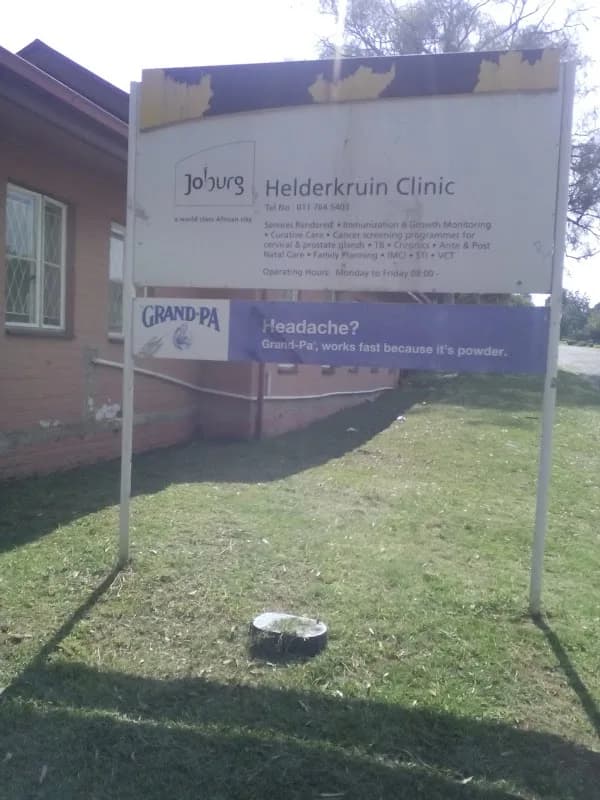 Helderkruin Clinic in Roodepoort CBD