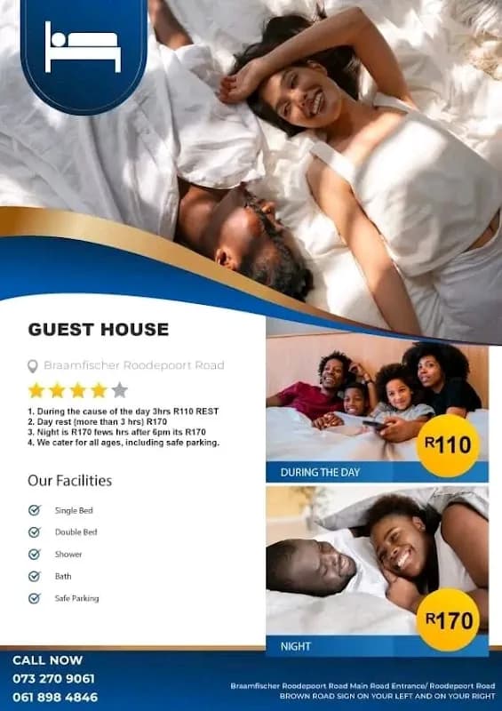 Braamfischer Guest House, Elias Motsoaleli RD in Meadowlands