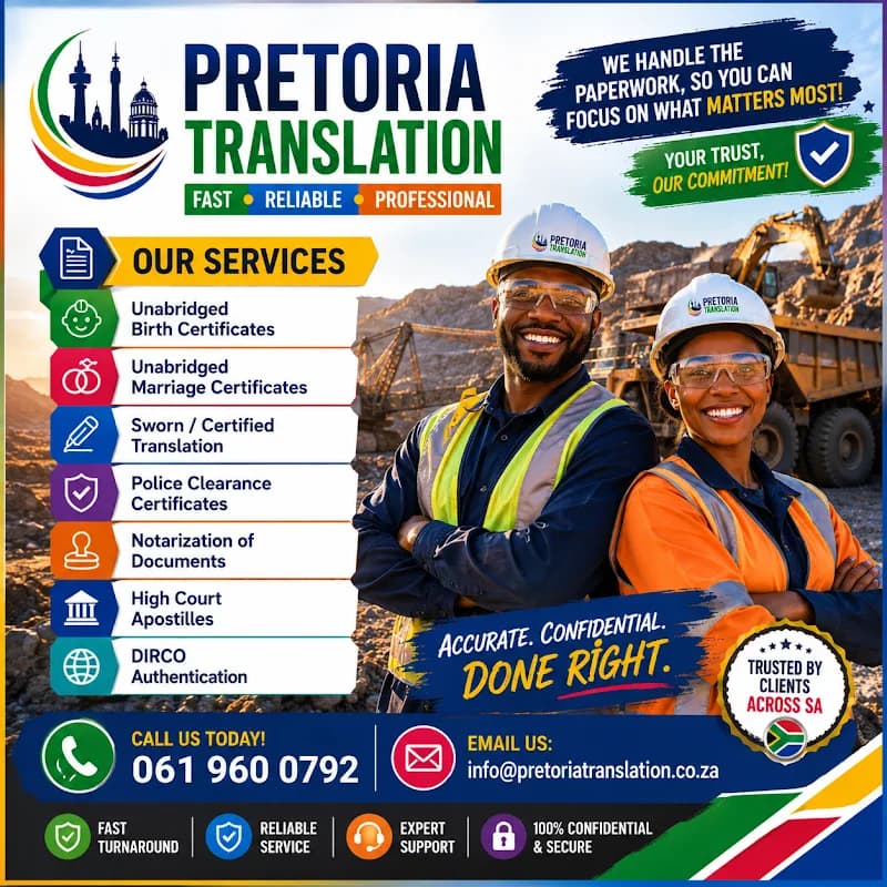 Pretoria Translation & Documents in Irene