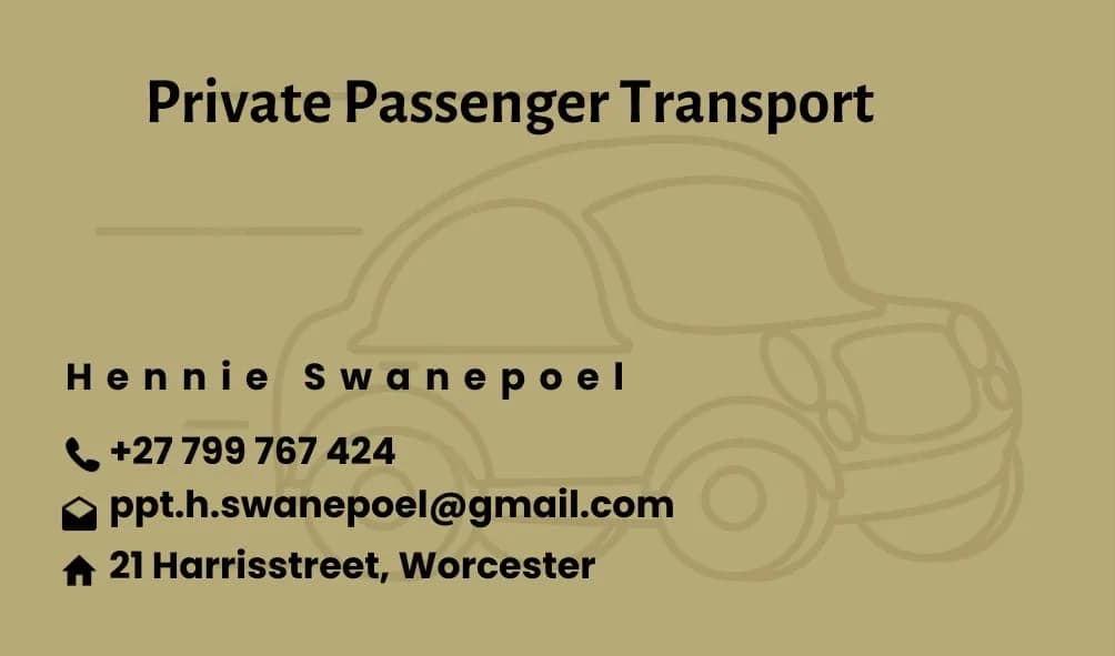 Private Passenger Transport in Boland Park