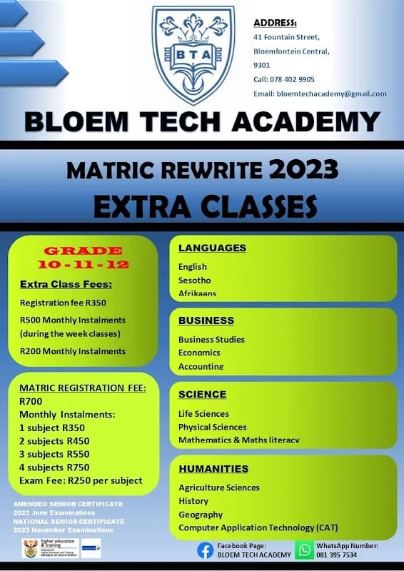 Bloem Tech Academy in Mangaung