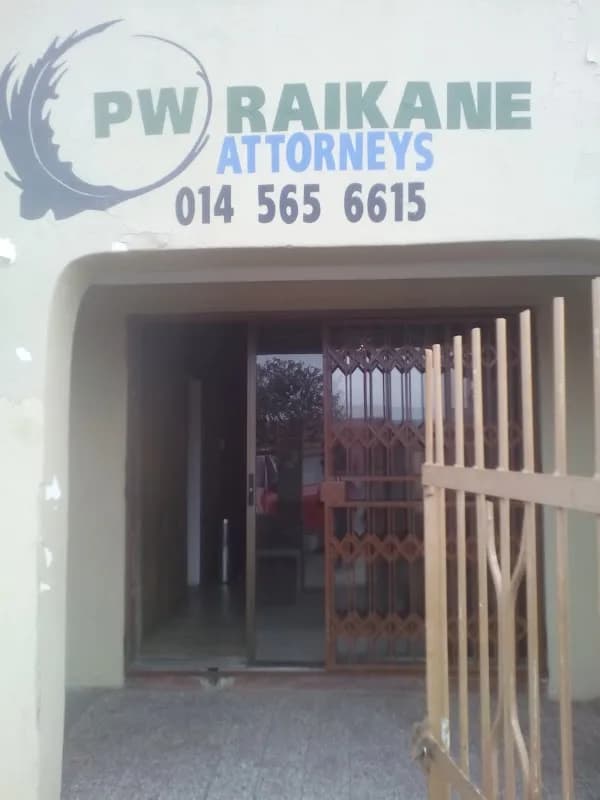 PW Raikane in Tlhabane