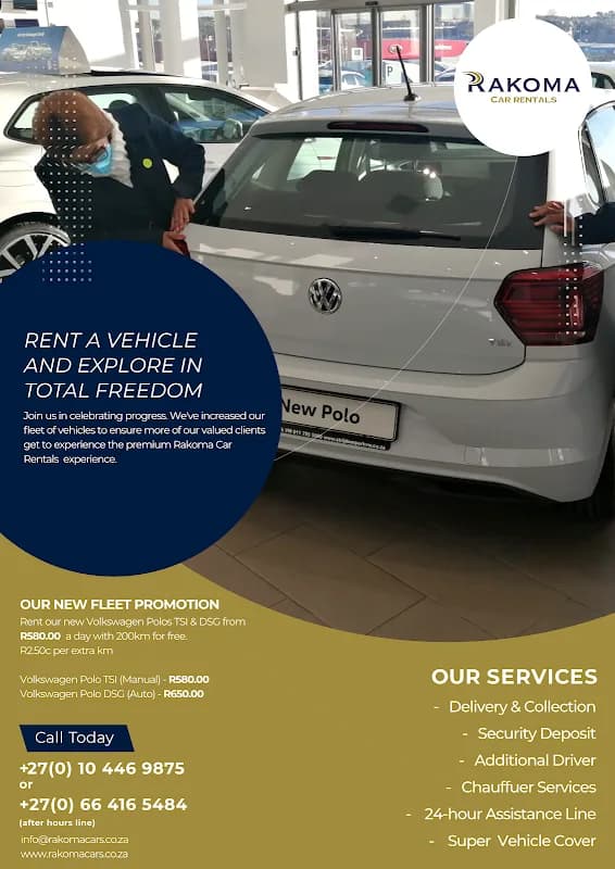 Rakoma Car Rentals in Kyalami