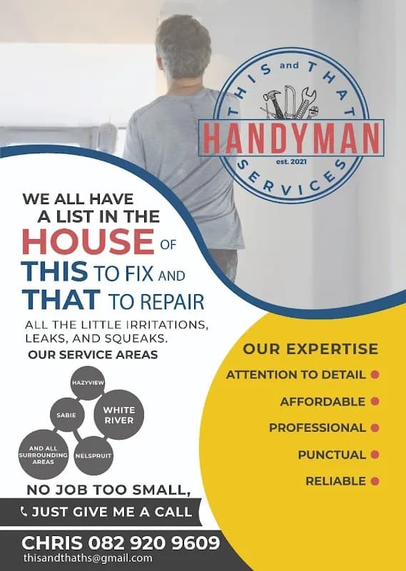 This and That Handyman Services in White River CBD