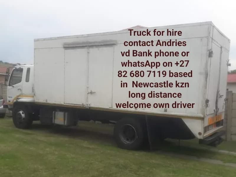 Truck Hire Truck Transport A J Van Der Bank in Madadeni