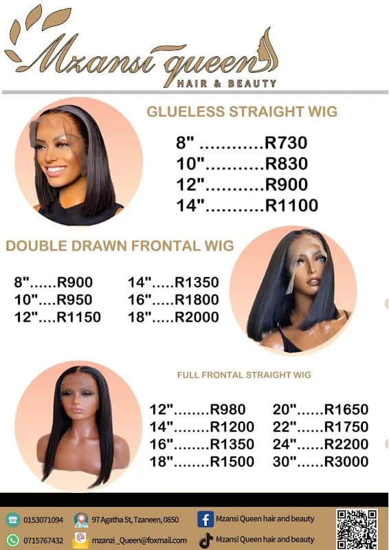 Mzansi Queen hair and beauty in Tzaneen CBD