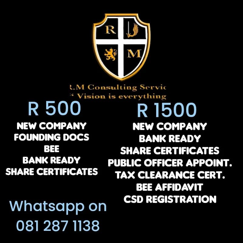 RM Consulting Services in Mitchells Plain