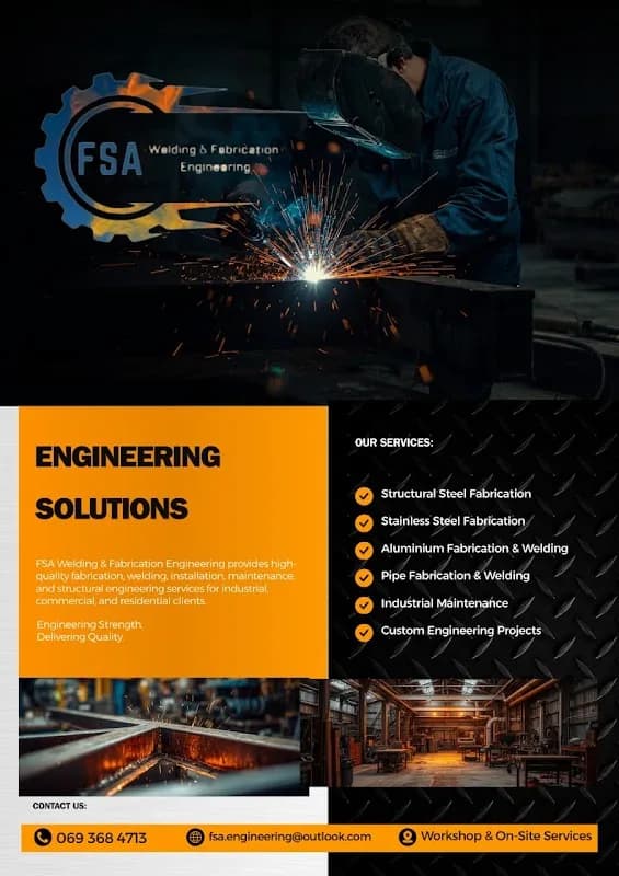 FSA WELDING AND FABRICATION ENGINEERING in Pimville