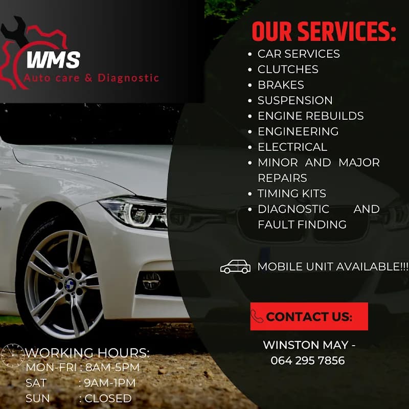 WMS Autocare & Diagnostic Pty Ltd in Waterkloof