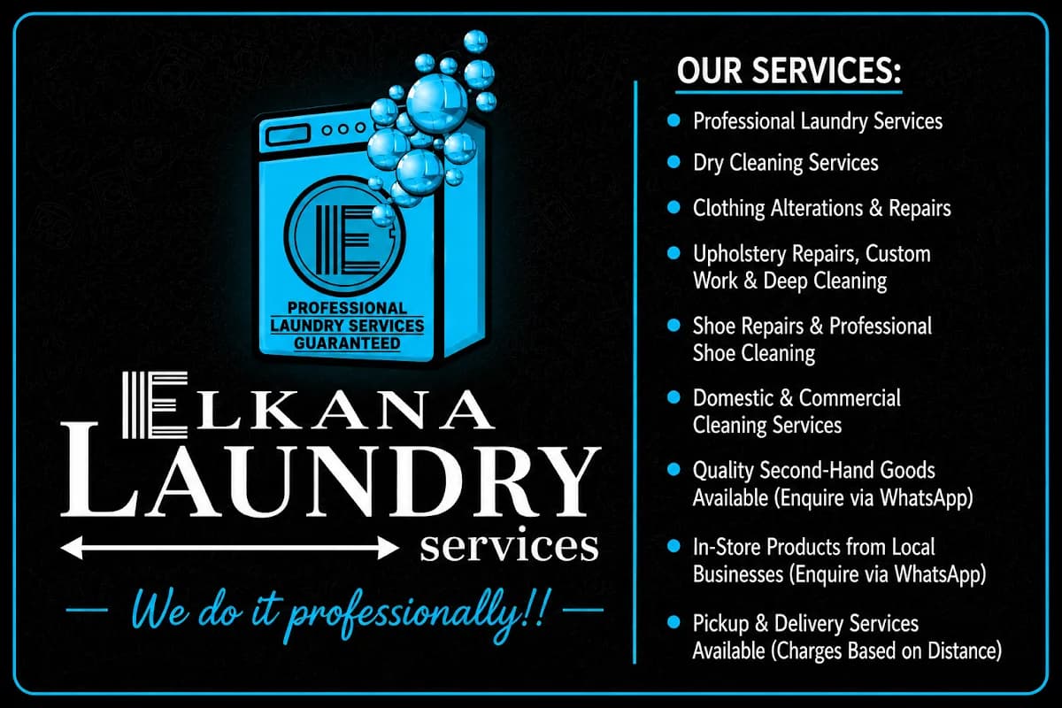 Elkana Laundry Services Witbank in Del Judor