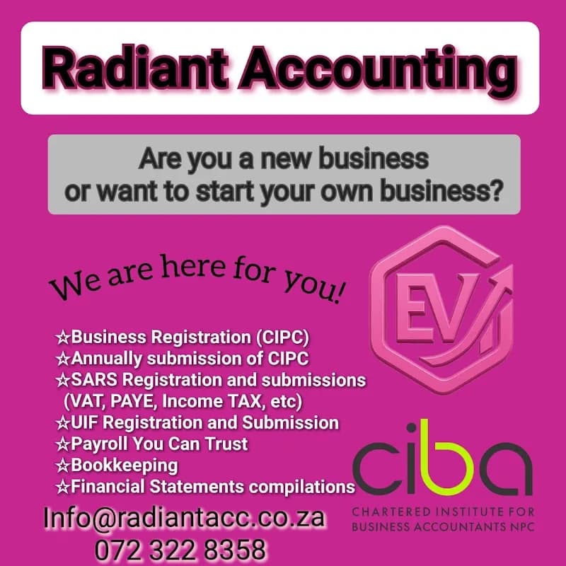 Radiant Accounting (Pty) Ltd in Evander