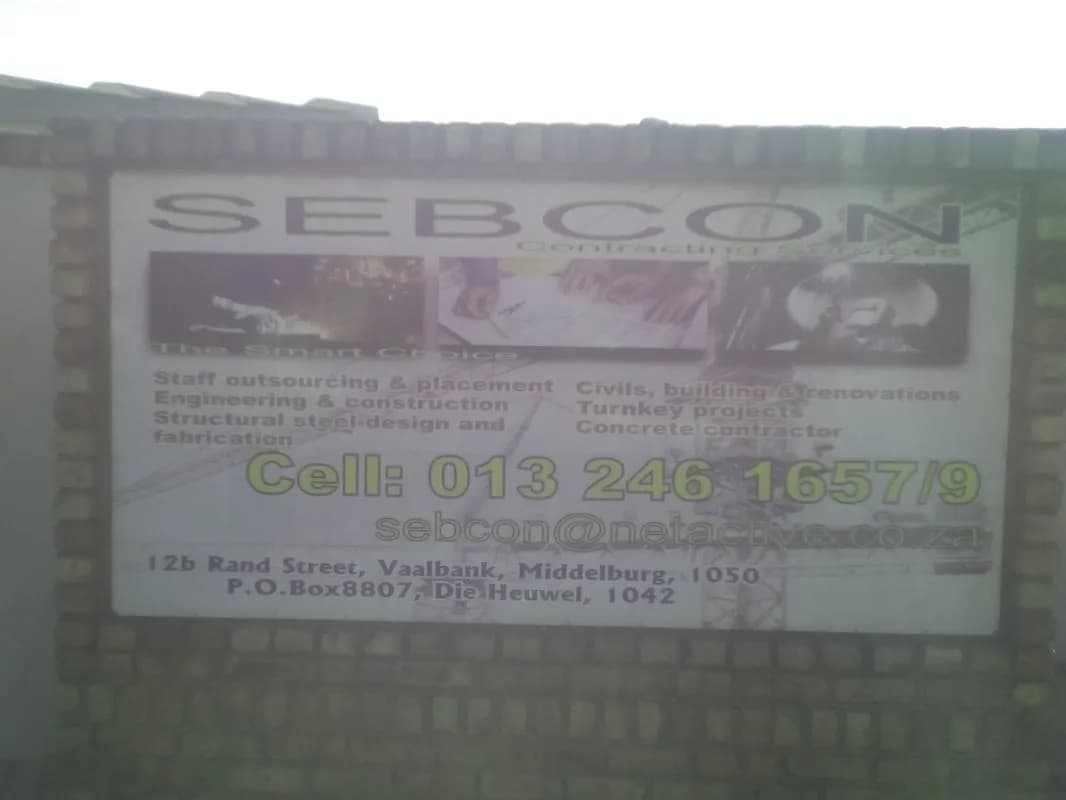 Sebcon Contracting Services in Aerorand