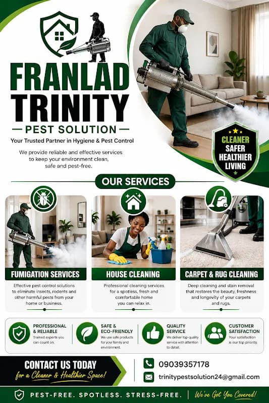 Trinity Franlad Pest Solution in Galadimawa