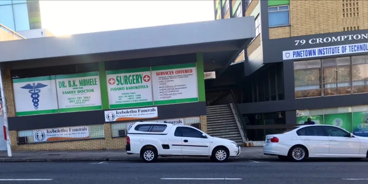 Dr BK Mbhele in Pinetown CBD