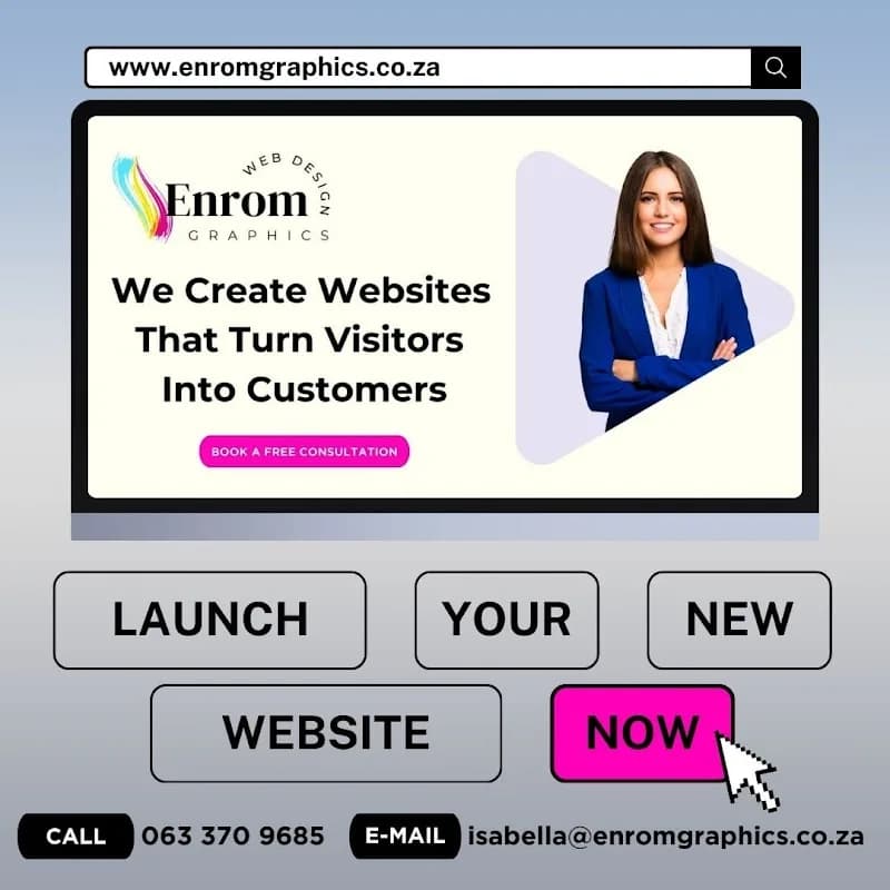 Enrom Graphics Web Design in Parkrand
