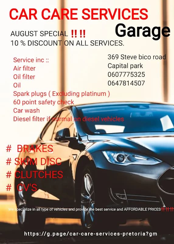 Car care Sales & Services in Wonderboom