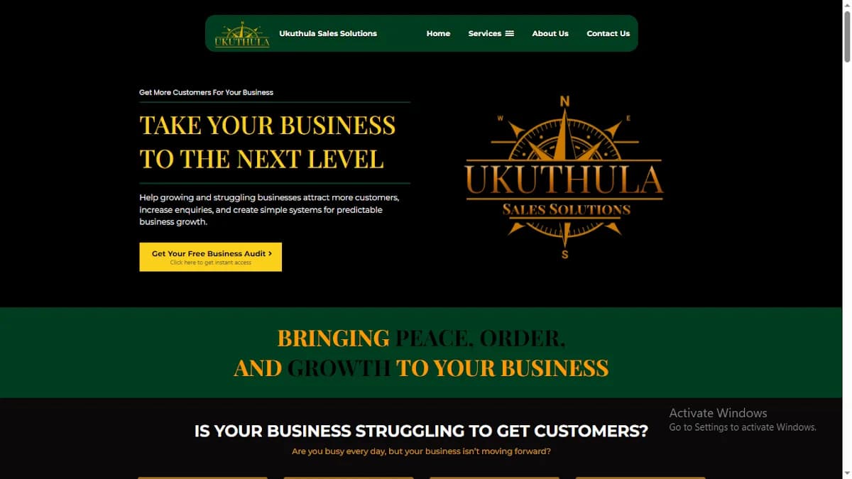 Ukuthula Sales Solutions in Brits Central
