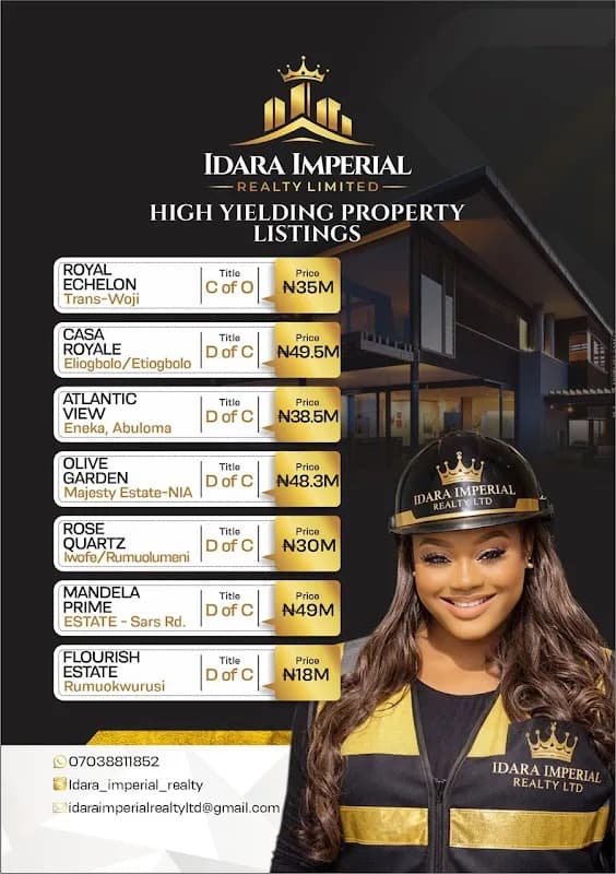 Idara Imperial Realty Limited in Elekahia