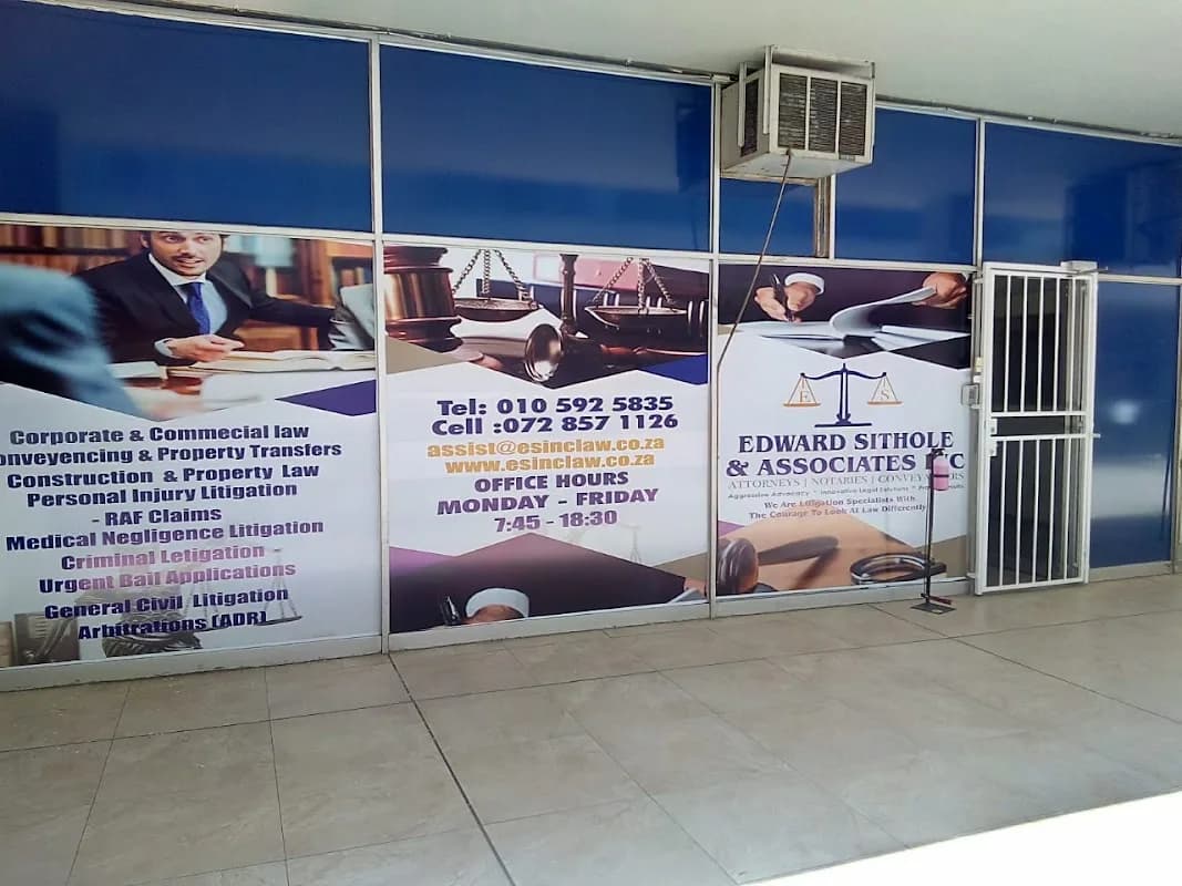 Edward Sithole & Associates Attorneys Inc in Edenvale