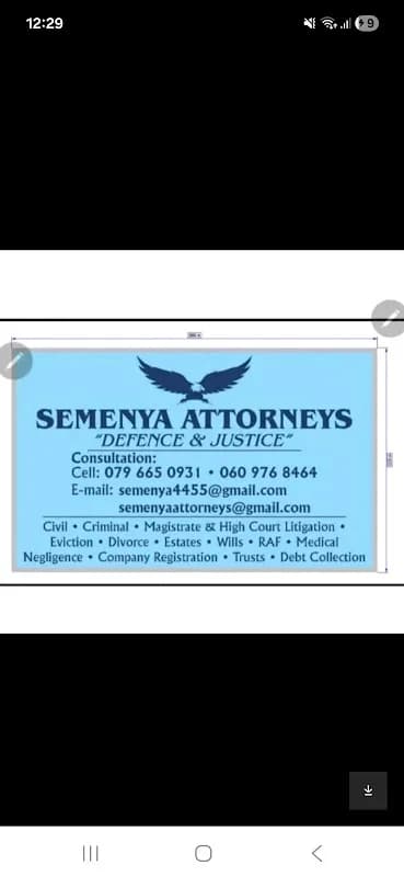 PJSEMENYA Attorneys in Attridgeville