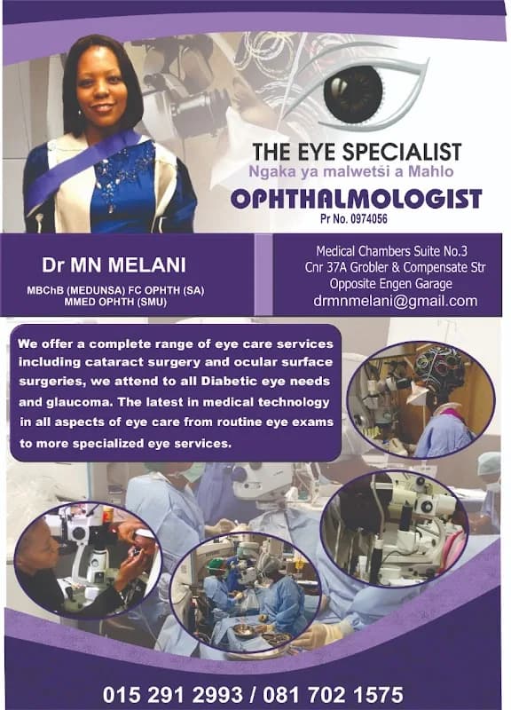 Dr MN Melani ophthalmologist in Flora Park