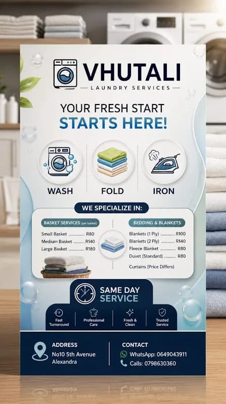 VHUTALI LAUNDRY SERVICES in Alexandra