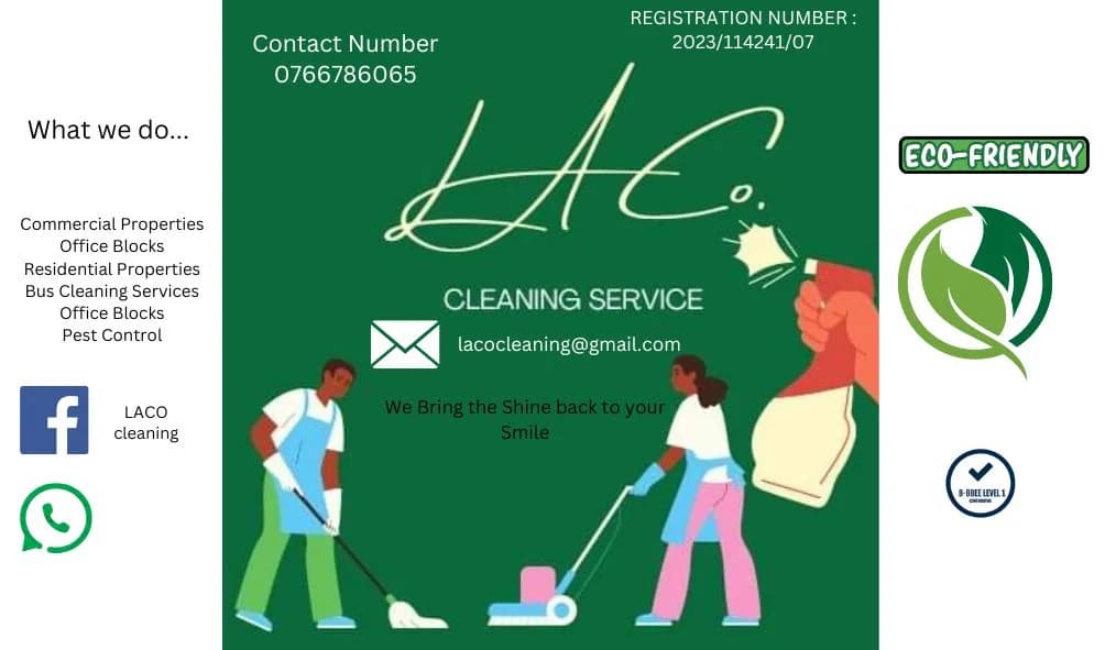 LA.Co cleaning services in Mitchells Plain