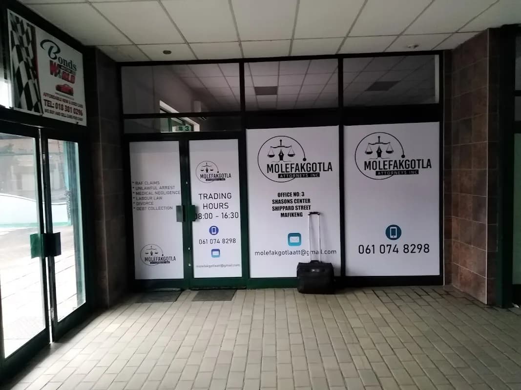 Molefakgotla Attorneys Inc in Mahikeng CBD